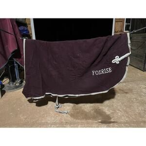 Embroidered Fleece Horse Cooler size 81”
